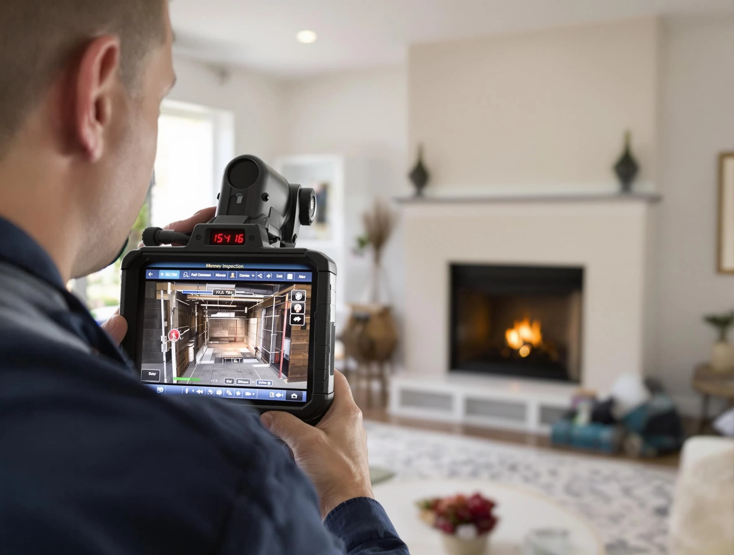 Gilbert Chimney Sweep conducting a thorough chimney inspection in Gilbert, AZ