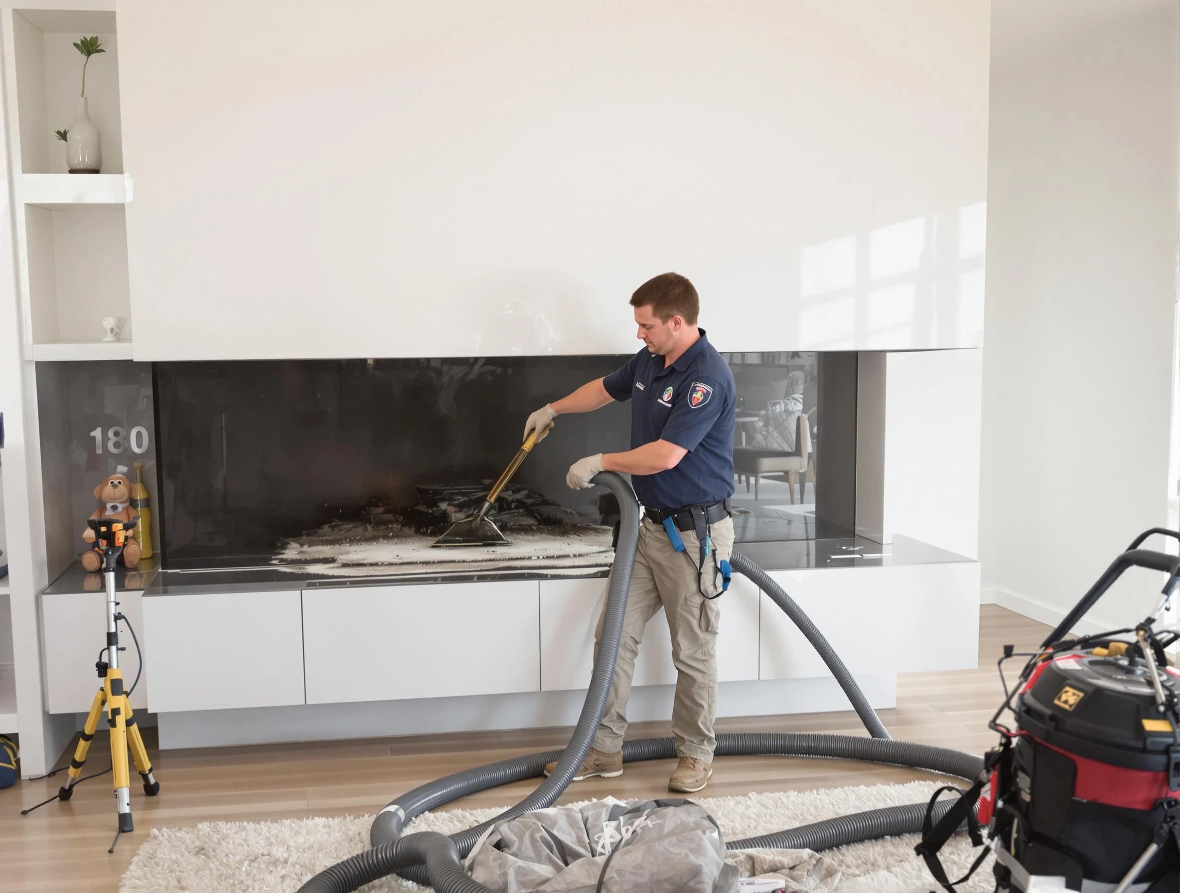Gilbert Chimney Sweep technician providing chimney sweeping services in Gilbert, AZ