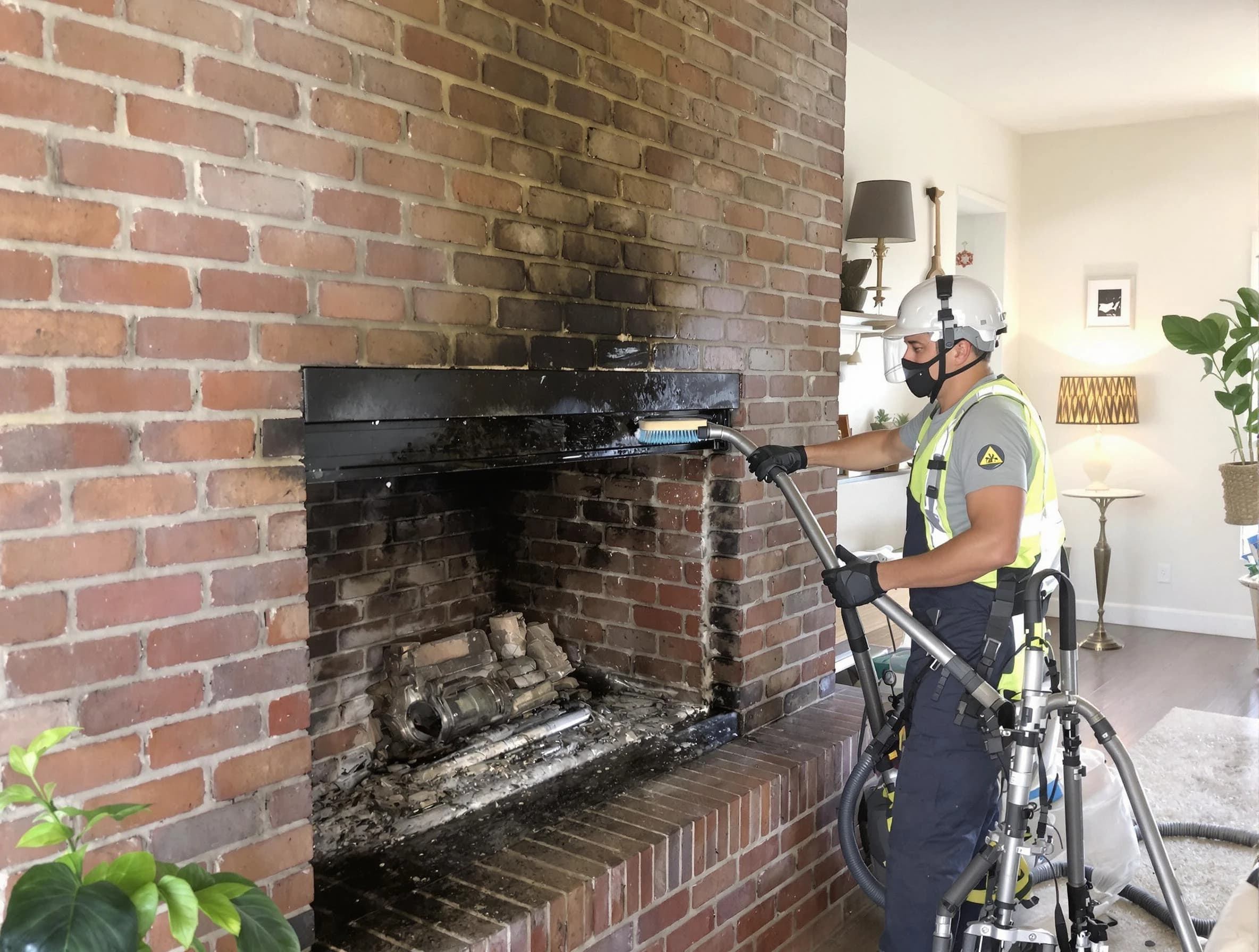 Gilbert Chimney Sweep providing fireplace cleaning services in Gilbert, AZ