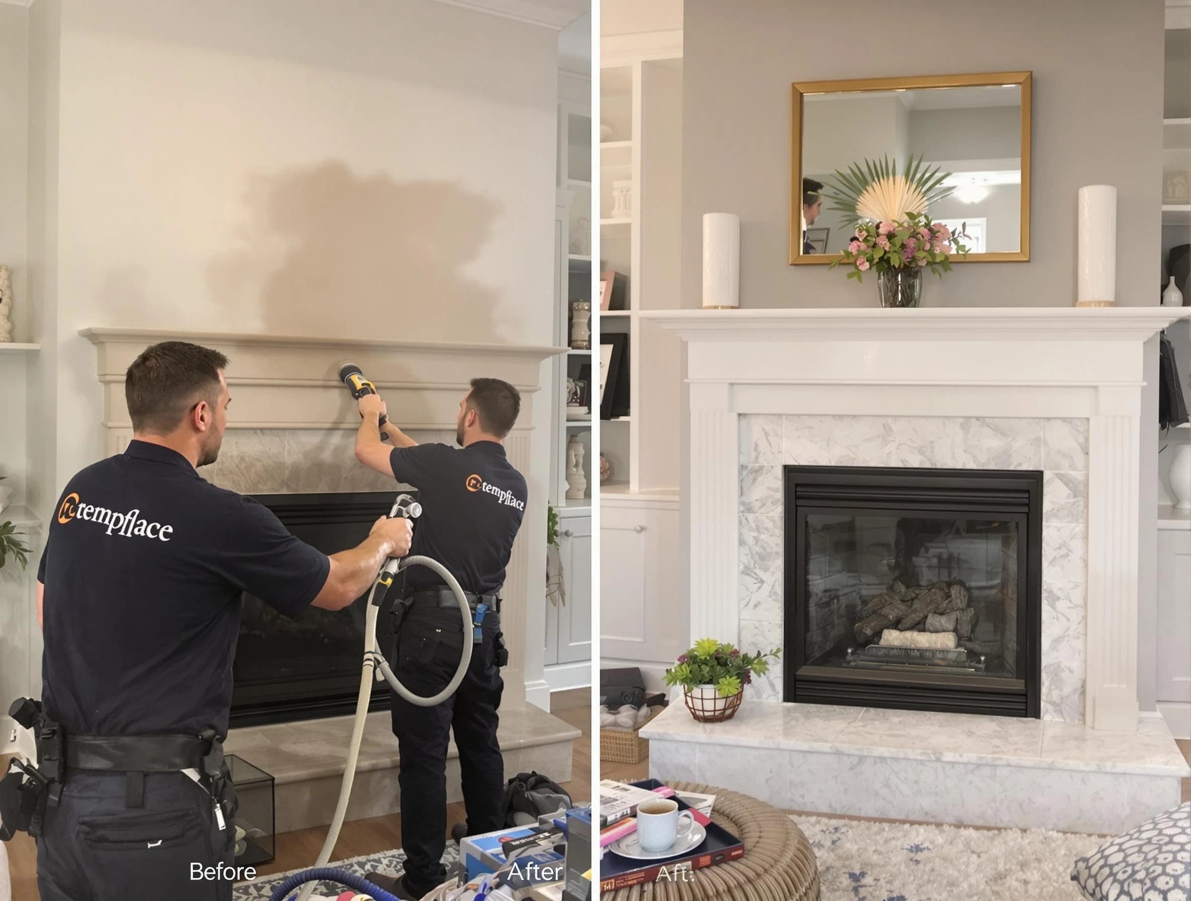 Professional soot removal by Gilbert Chimney Sweep team in Gilbert, AZ