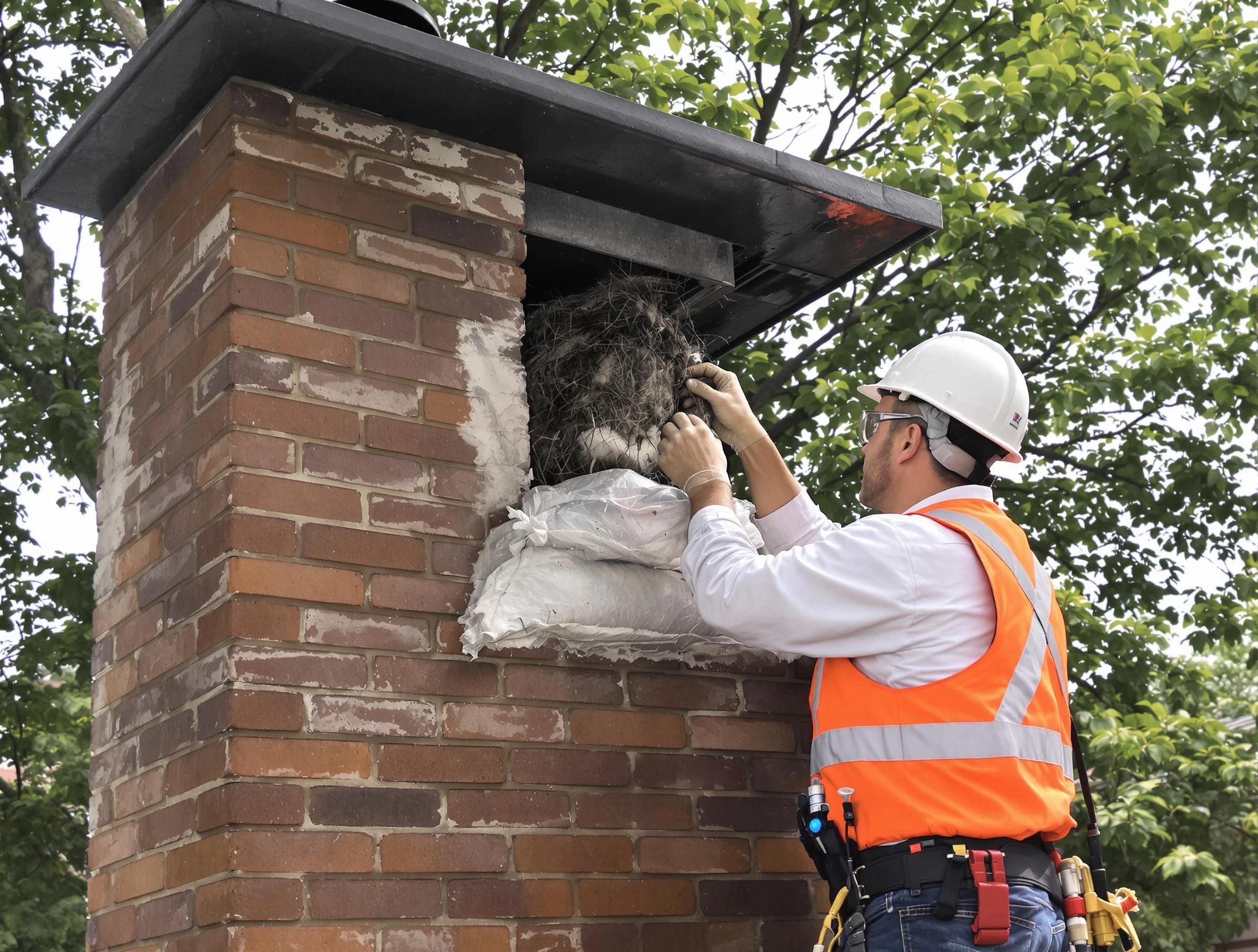 Humane removal of debris and animals by Gilbert Chimney Sweep in Gilbert, AZ