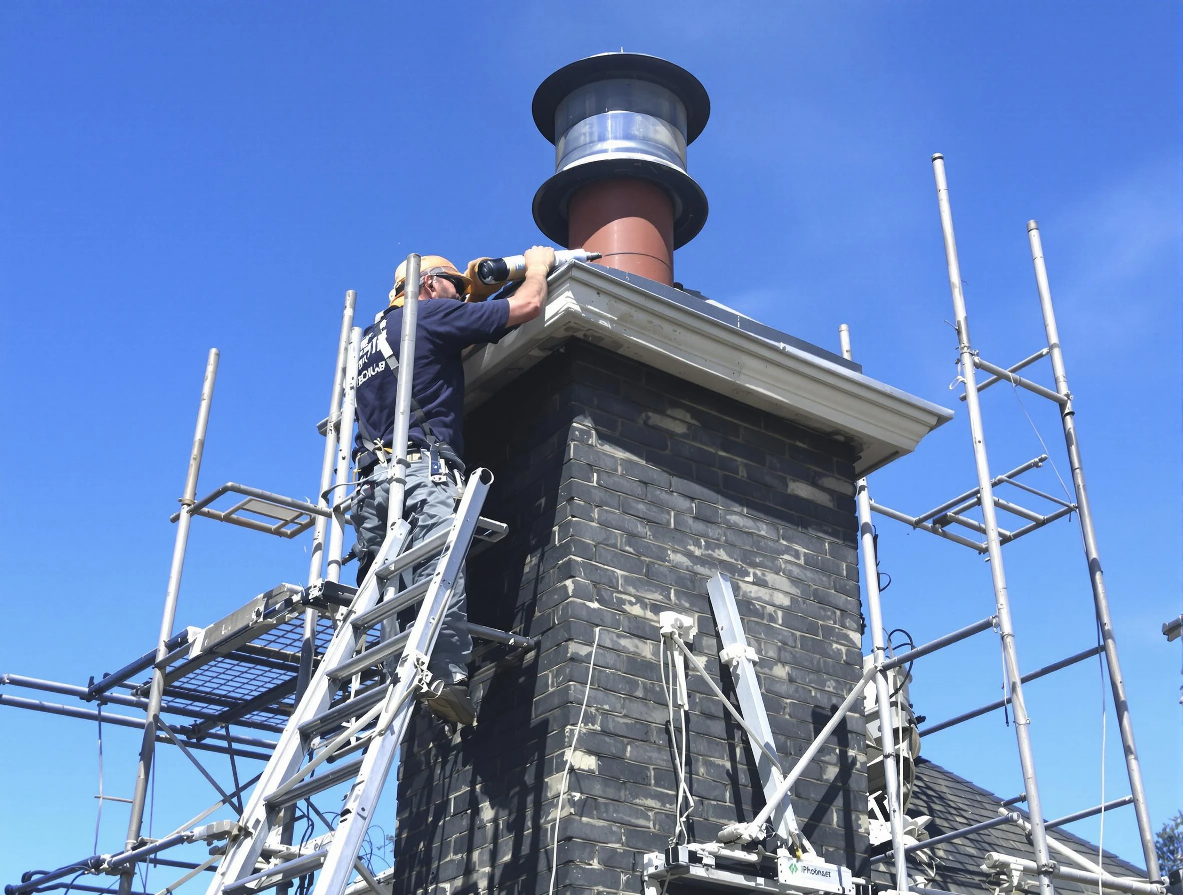 Sturdy chimney crown finished by Gilbert Chimney Sweep in Gilbert, AZ