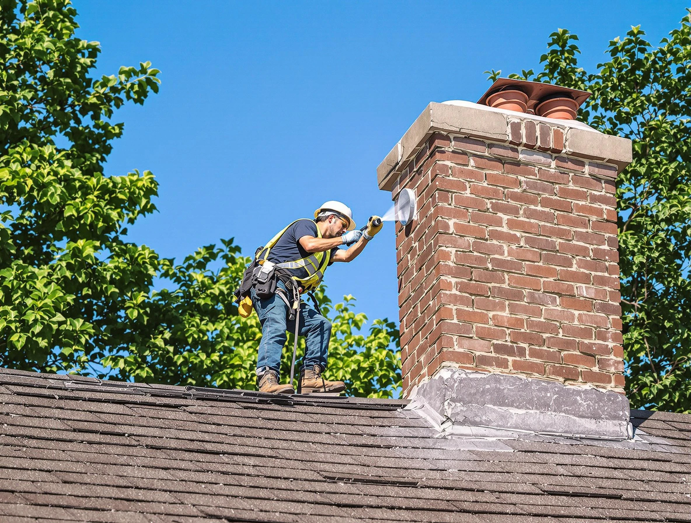 Gilbert Chimney Sweep performing an inspection with advanced tools in Gilbert, AZ