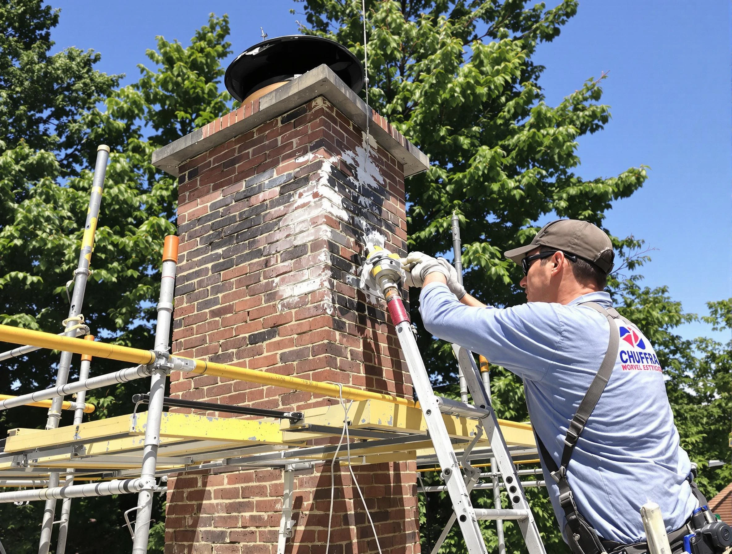 Structural chimney repair by Gilbert Chimney Sweep in Gilbert, AZ